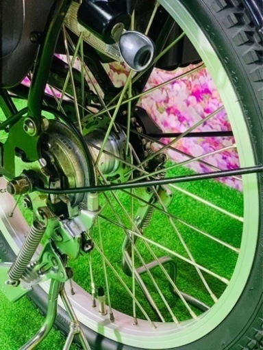 ❶5713子供乗せ電動アシスト自転車Panasonic20インチ良好バッテリー