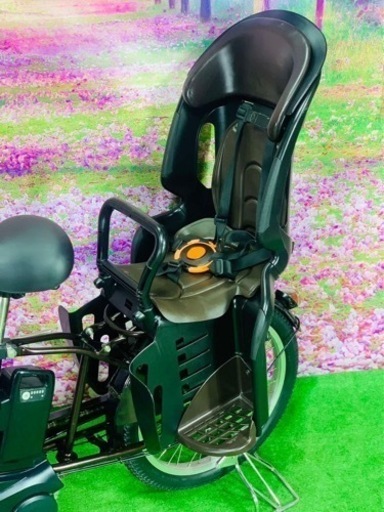 ❸5713子供乗せ電動アシスト自転車Panasonic20インチ良好バッテリー