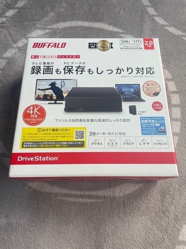 BUFFALO 2TB 新品未開封　追加