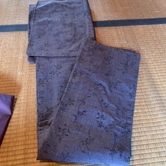 麻の着物　喪服用帯