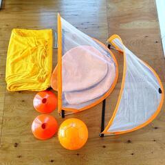 サッカー　フットサル　ボール　ビブス　カラーコーン　マーカー　セットの画像