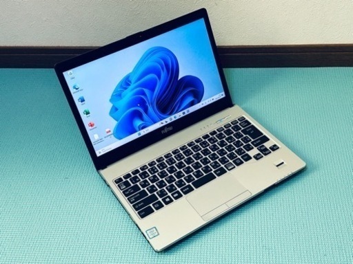 富士通ノートPC ！SSD128GB メモリ4GB★S936/P Core i5-6300U Webカメラ Win11 MS Office2021 Professional★中古超美品★ ④