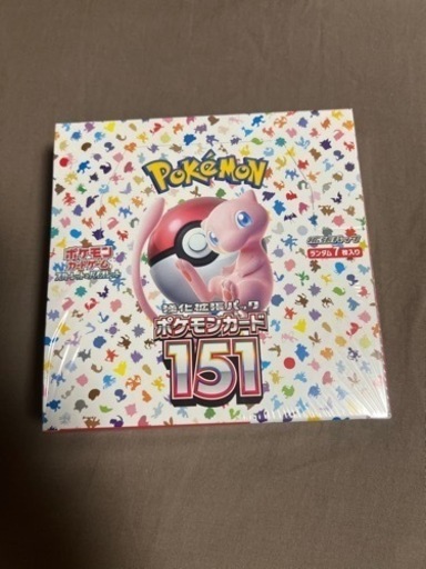 ポケモンカード151未開封ボックスシュリンク付き