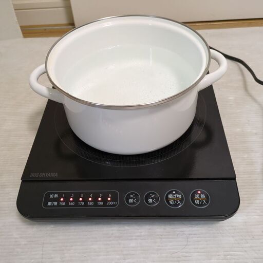 卓上IHクッキングヒーター IRIS IHK-T37-B BLACK