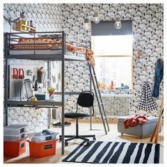 IKEA 2段ベッド　の画像