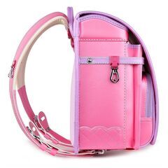 【新品】大人気 女の子ランドセル キャンディーモデル 高級合皮 大容量 軽量 6年保証 全国送料無料 スクールバック 小学生通学カバン ピンクの画像