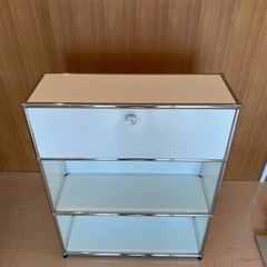 USM ハラー システム 1列 3段 キャビネット ピュアホワイト USMハラー 1連3段 キャビネット （W773×D373×H1090mm）ピュアホワイト