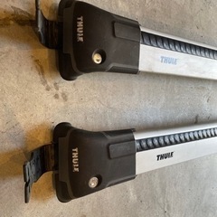 【値下げ】THULE スーリー WingBar Edge/ウイングバーエッジ フット＋バー2本セット 長さ78cm シルバー 9582 の画像