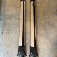 【値下げ】THULE スーリー WingBar Edge/ウイングバーエッジ フット＋バー2本セット 長さ78cm シルバー 9582 の画像