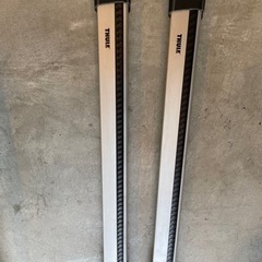 【値下げ】THULE スーリー WingBar Edge/ウイングバーエッジ フット＋バー2本セット 長さ78cm シルバー 9582 の画像