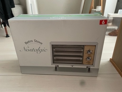 レトロストーブ　スリーアップ　電気ストーブ