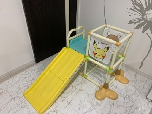 モンポケへんしんジム＆すべり台【箱付き】