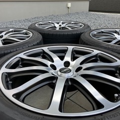 ★他サイト売却済★TRD TF2 アルミホイール 18インチ 4本セットの画像