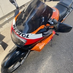 ZZR250 規制前 レプソルカスタムペイント　マフラーシングル化