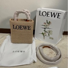 LOEWE ロエベ スタンダードA5 ラフィア トートバッグ ナチュラル