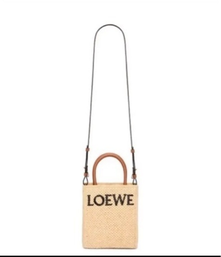 LOEWE ロエベ スタンダードA5 ラフィア トートバッグ ナチュラル