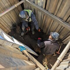 水道工事作業スタッフ男女募集中の画像