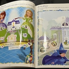 英語　ちいさなプリンセスソフィア　シールブックの画像