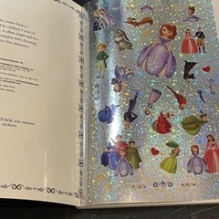 英語　ちいさなプリンセスソフィア　シールブックの画像