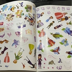 英語　ちいさなプリンセスソフィア　シールブックの画像