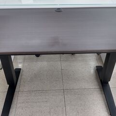 ★ジモティ割あり★ ニトリ リフティングテーブル 茶黒 H76×...