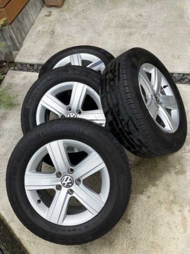VW シャラン　タイヤホイールセット215/60R16  6.5J ET33