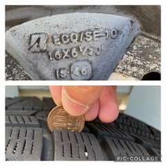 【値下げ中】スタッドレス/ホイール 4本セット 215/60R16の画像