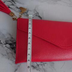 《新品》三つ折財布 レッド の画像
