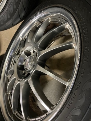 WORK 戦 18インチ 8j 9j 114.3 ファイナリスト 595EVO 225/45R18 2023
