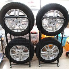 ヨコハマタイヤ タイヤホイール 4本セット スタッドレスタイヤ 4穴 15インチ アイスガードiG60 185/65R15  88Q【ユーズドユーズ名古屋天白店】 JO0026