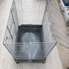 SANKO / 三晃商会 ペットケージ 小動物 キャスター付き C26 ブラック【ユーズドユーズ名古屋天白店】JO0028の画像