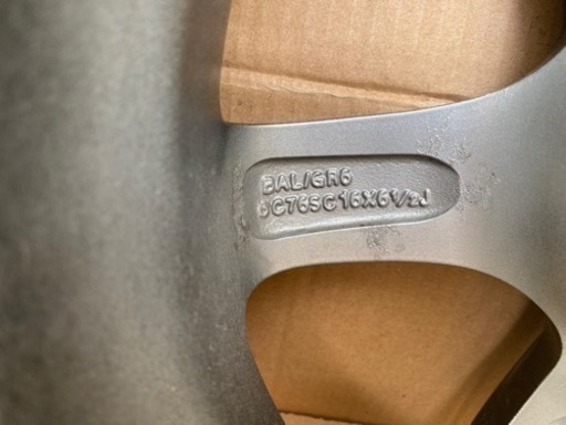 トヨタ用　BALMINUM 16×6.5J +39 自家塗装