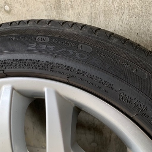 BMW 18インチ純正ホイール　4本　Mスポーツ　前後異形サイズ　夏タイヤ付き
