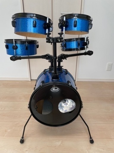 【値下げしました】pearl リズムトラベラー　(シェルのみ、ケース、ペダル付き)