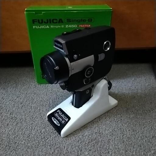 ビンテージビデオカメラ FUJICA  Single-8 Z450（箱、レンズカバー付き）