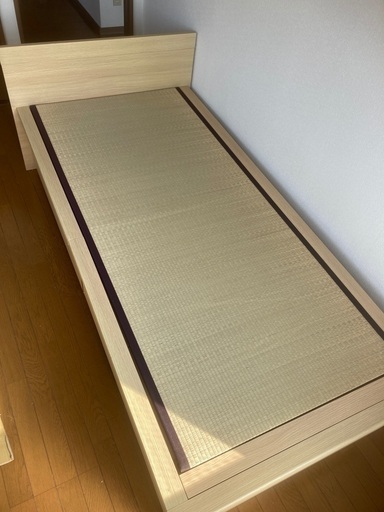 畳ベッド　収納付き　シングル　美品