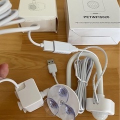 【値下げしました！】★NPET ペット自動給水器 フィルター　赤外線センサー付き★の画像