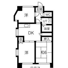 💙💙敷礼０😍《3DK》🐻蛍池駅から徒歩9分！ペット可能(小型犬ま...