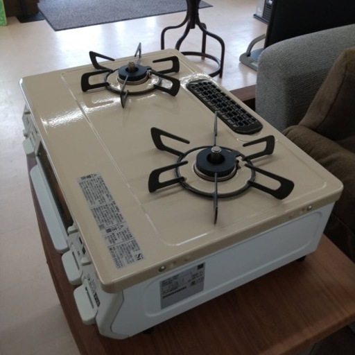 美原店　美品　Rinnai プロパンガス用 ガステーブル KG64TW2