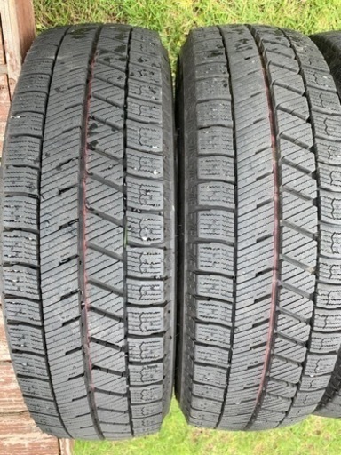 中古スタッドレスタイヤ★BRIDGESTONE BLIZZAK VRX3◆155/65R14◆アルミホイー ルセット2