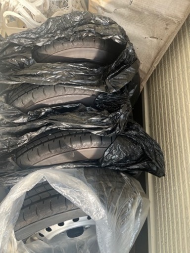 145/80R13のホイール付きタイヤ4本