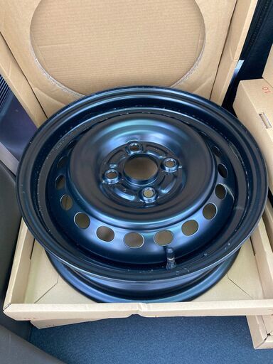 【値下げしました！】HONDA　N-BOX　JF3　新車外し　純正ホイール＆ホイールカバー４本セット（ナット付）