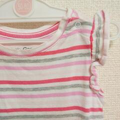 【90cm】babyGap 子供服 ベビーギャップ ロンパース 女の子  花柄の画像