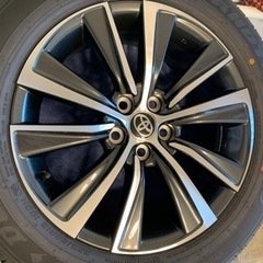 【新車外し】トヨタハリアー80系純正アルミホイールタイヤ225/60R18