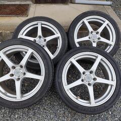 ヨコハマ　クロイツァー　17インチ　7J+45 ホイール　四本セット