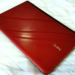 人気のレッド きれい】Windows11 ブルートゥース搭載 薄型 NECノート