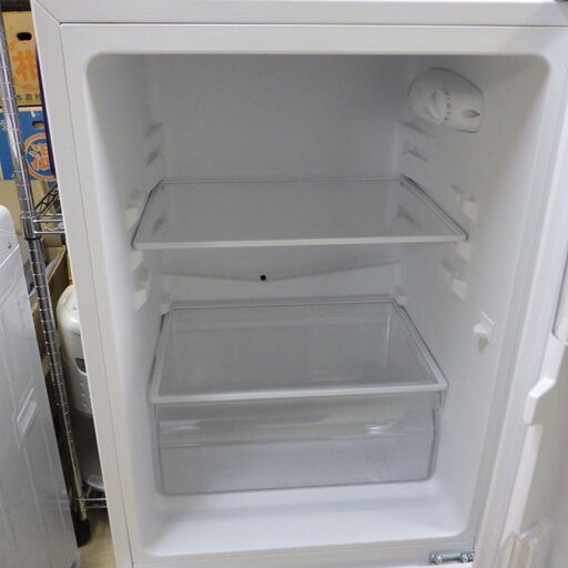 2019年製 YAMADASELECT 2ドア冷蔵庫 117L 右開き 配達設置対応/1カ月保証 ホワイト(ヤマダセレクト） YRZC