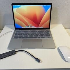 MacBookPro13.3インチ　アップル修理本体交換商品、交換後使用少　外装液晶ｷｰﾎﾞｰﾄﾞ新品同様極上品