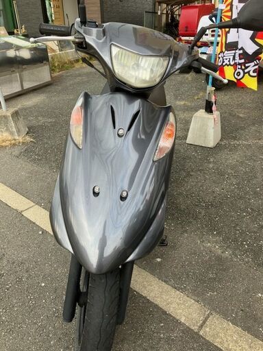 実働　アドレスV125G　塗装済み　ガンメタ　前タイヤ新品　ヘッドライトLED　自賠責付６/５