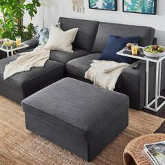 Ikea シーヴィク ３人掛けソファー＋オットマン
